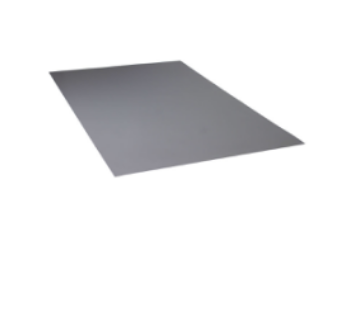 სასახურავე თუნუქის ფურცელი 0.45x1250 RAL 9006 — თუნუქის სახურავი